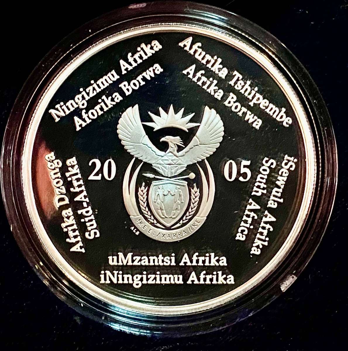 South Africa. Proof Silver R2 - Fifa World Cup Germany 2006 - SA Mint box + certificate