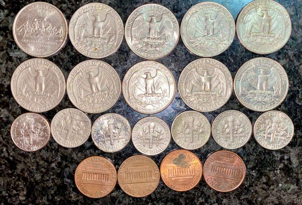 USA set 1/4 dollars - 10 cent & 5 cent - various dates (1 bid takes all)