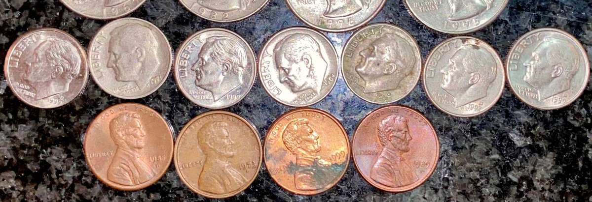 USA set 1/4 dollars - 10 cent & 5 cent - various dates (1 bid takes all)