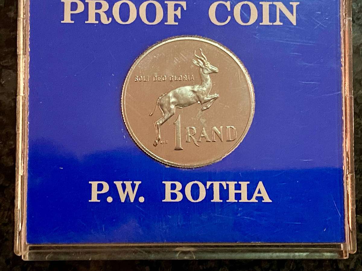 South Africa. Proof R1 - 1990 in Perspex box as from SA Mint