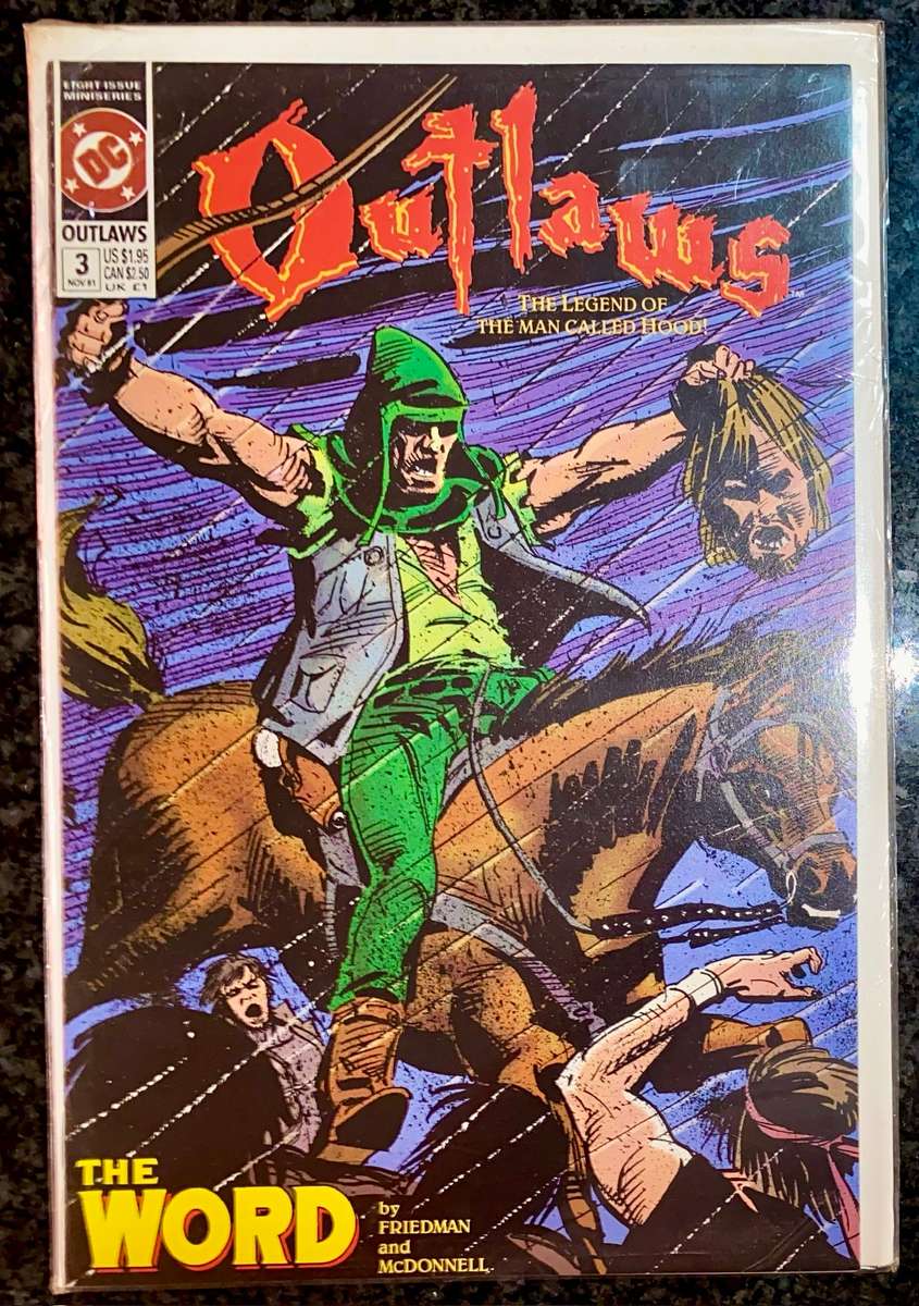 DC Comics Outlaws 1991 Issue 3 in Sleeve