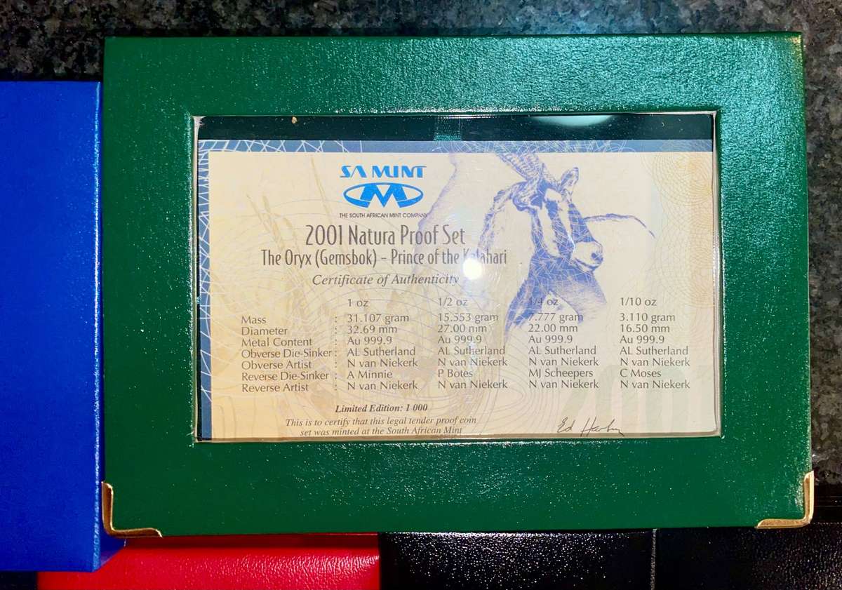 Various Mint Boxes Some with Certificates (1 bid takes all)
