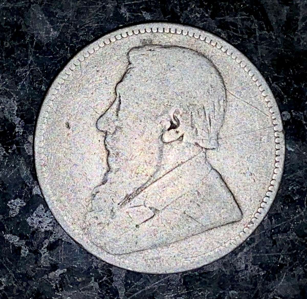 ZAR 1896 -- 1 shillings -- sterling silver
