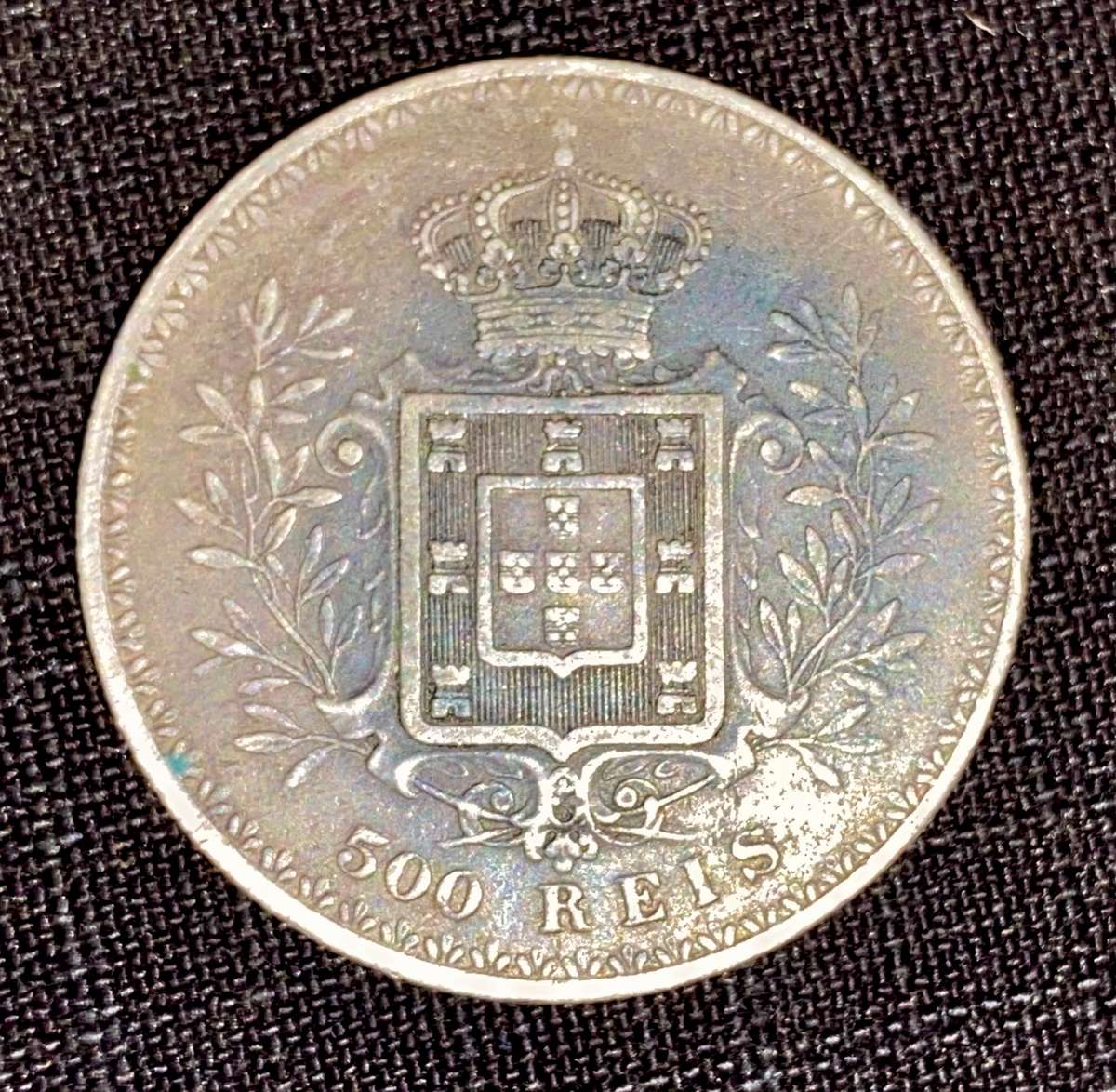 Portugal 1896 -- 500 ries -- 900 silver