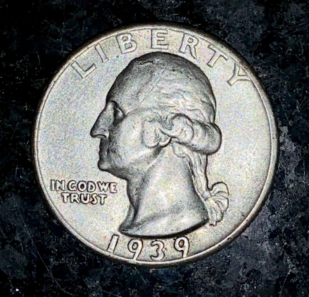 USA 1939 -- 1/4 dollar -- 900 silver