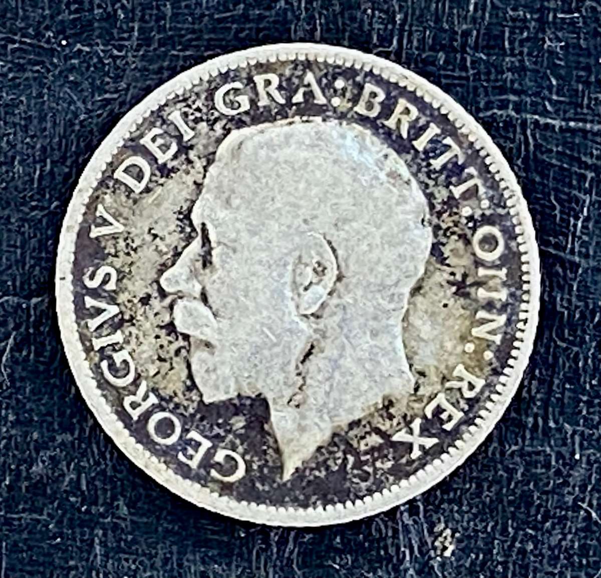 Great Britain 1918 -- 6pence -- sterling silver