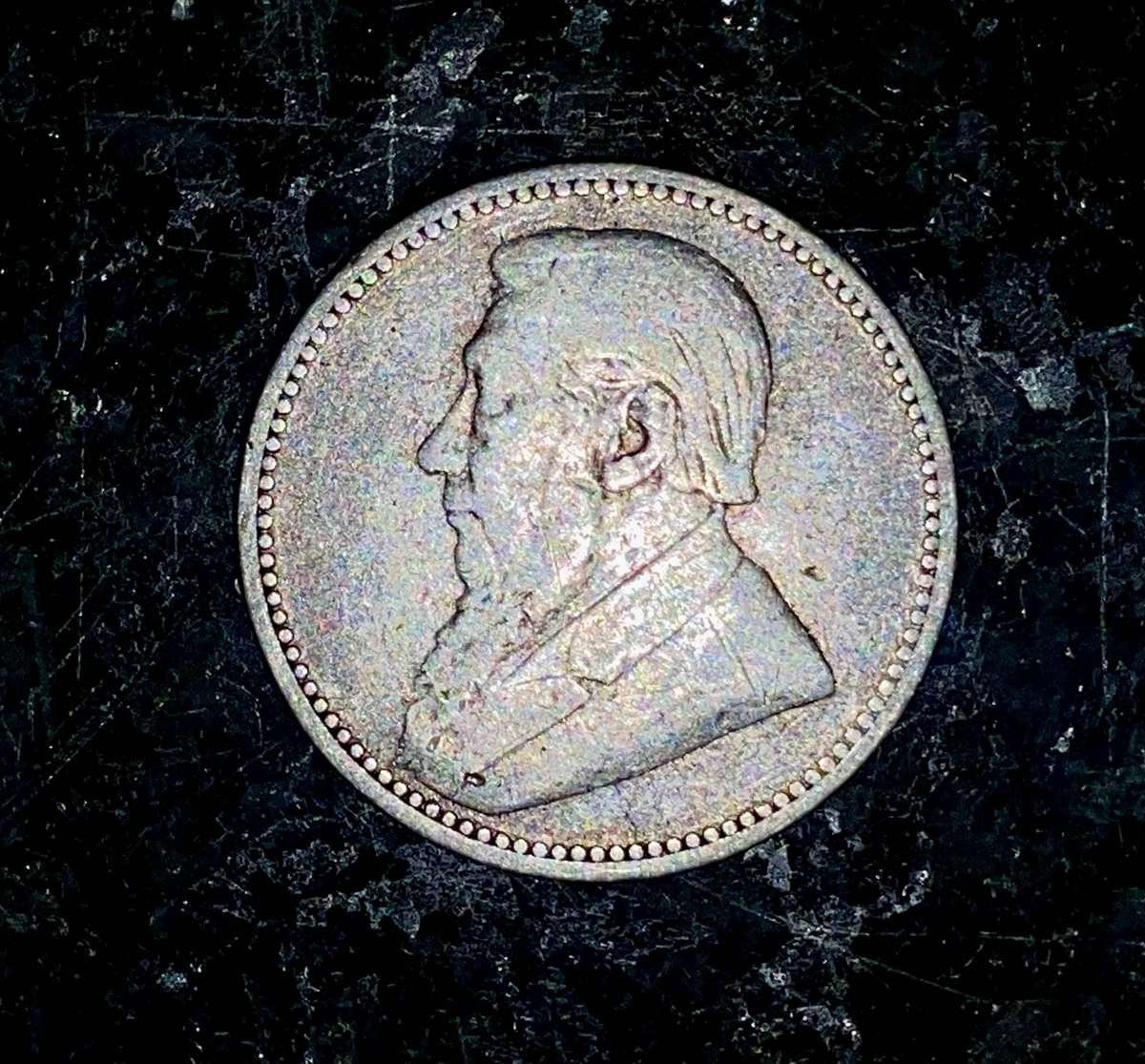 ZAR 1892 Sterling Silver 6 pence