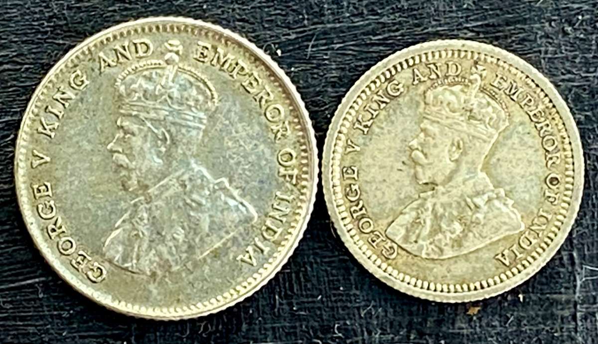 Straits Settlement set 10 cent 1927 & 5 cent 1935(1 bid takes all)