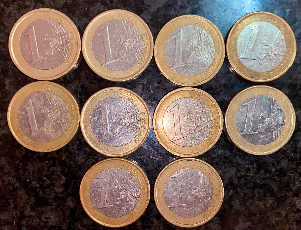 Euro Set -- 1 Euro -- (1 bid takes all 10)