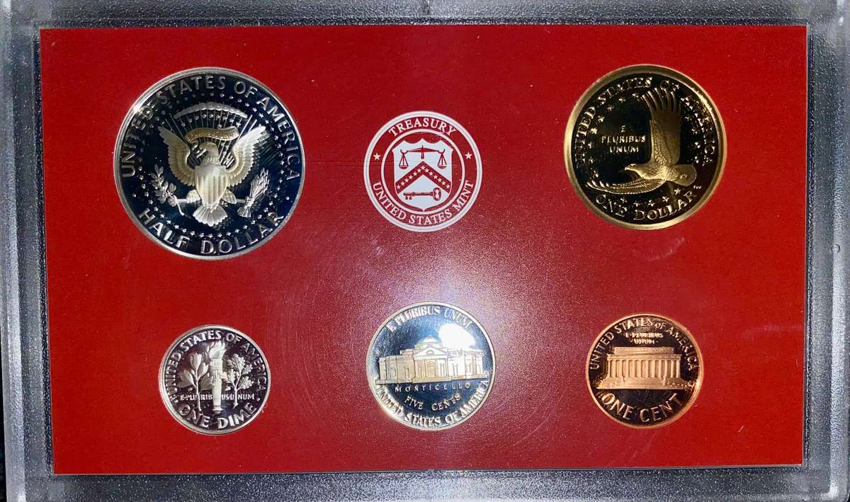 USA Proof Silver Set 2006 -- State Quarters & One Dollar to 1 cent with certificate