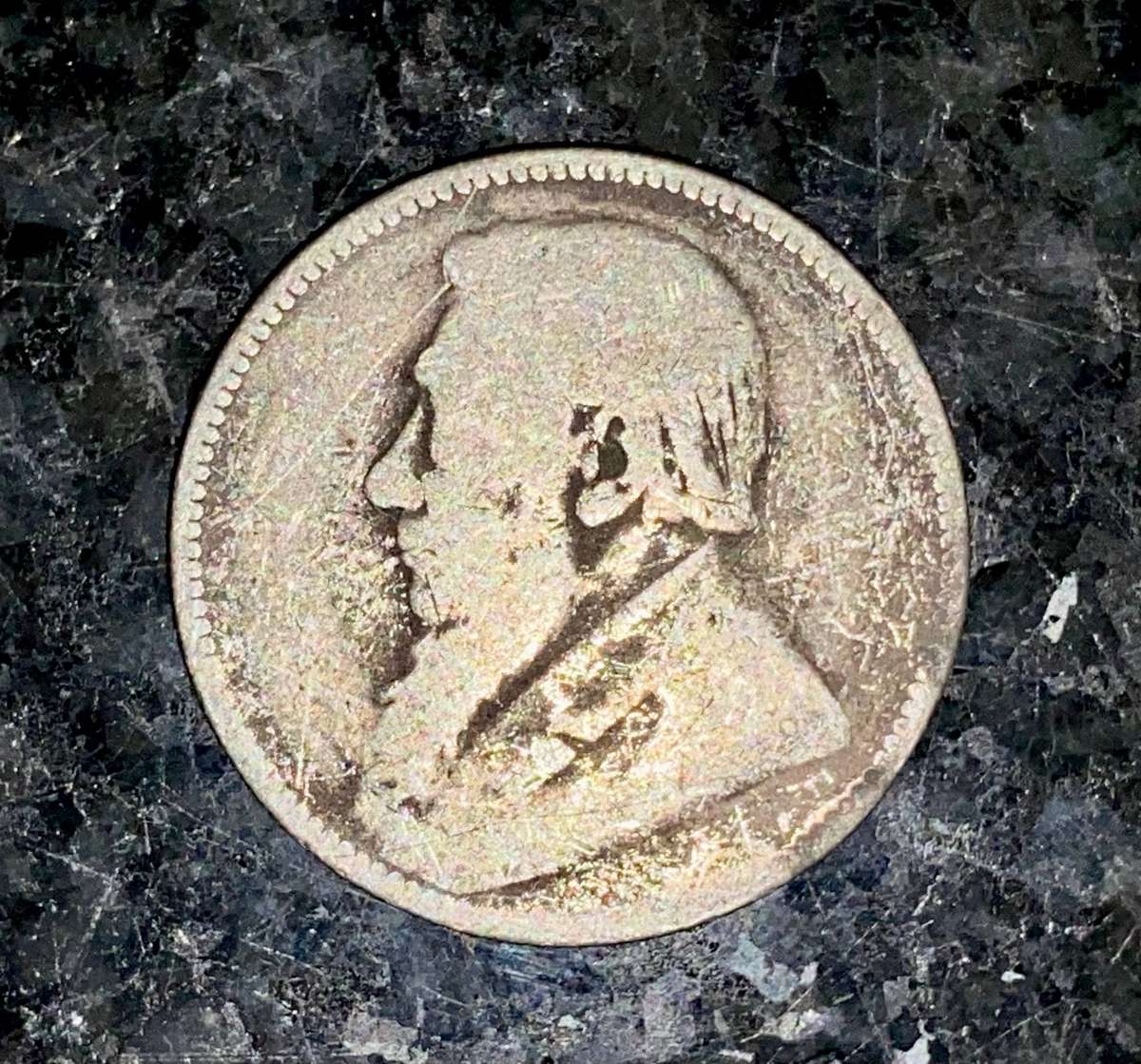 ZAR 1896 -- 1 shillings -- sterling silver