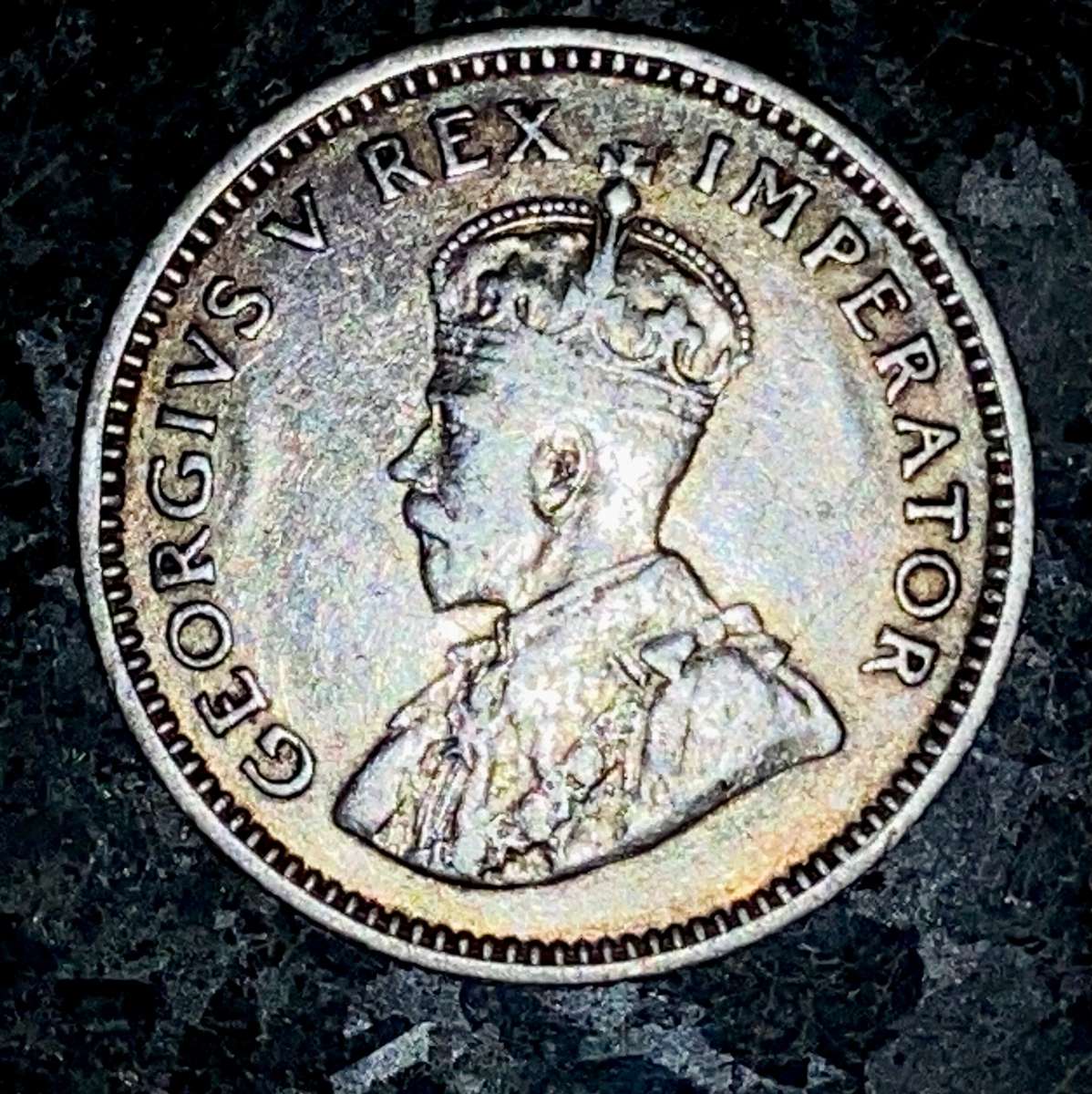 SA Union silver 6d sixpence 1932