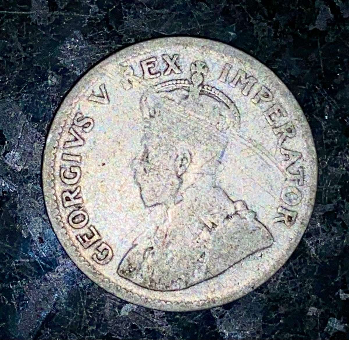 S A Union. silver 3d threepence 1930