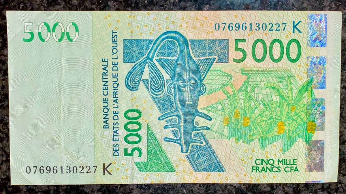 West Africa States - Senegal - 5000 francs 2003