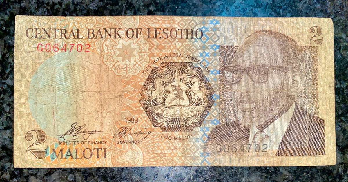 Lesotho 2 maloti 1989