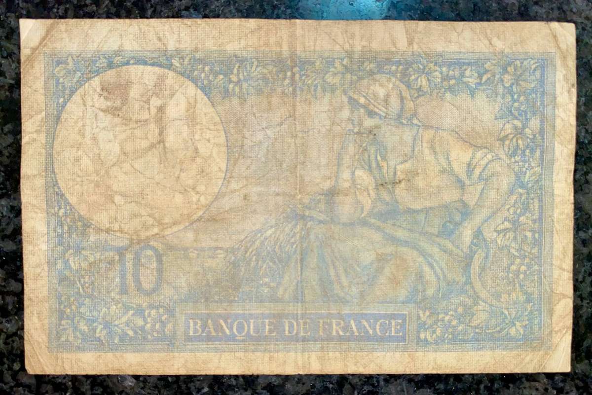 France 10 francs 19-6-1941