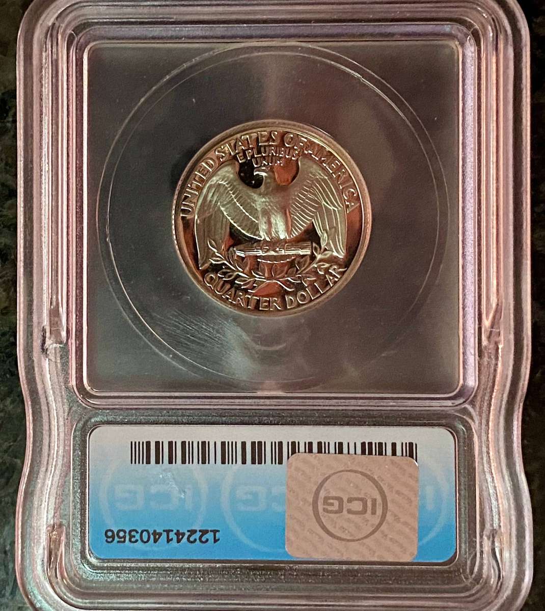 USA Graded 25 cent 1979 San Francisco mint graded PR70 DCAM - ICG