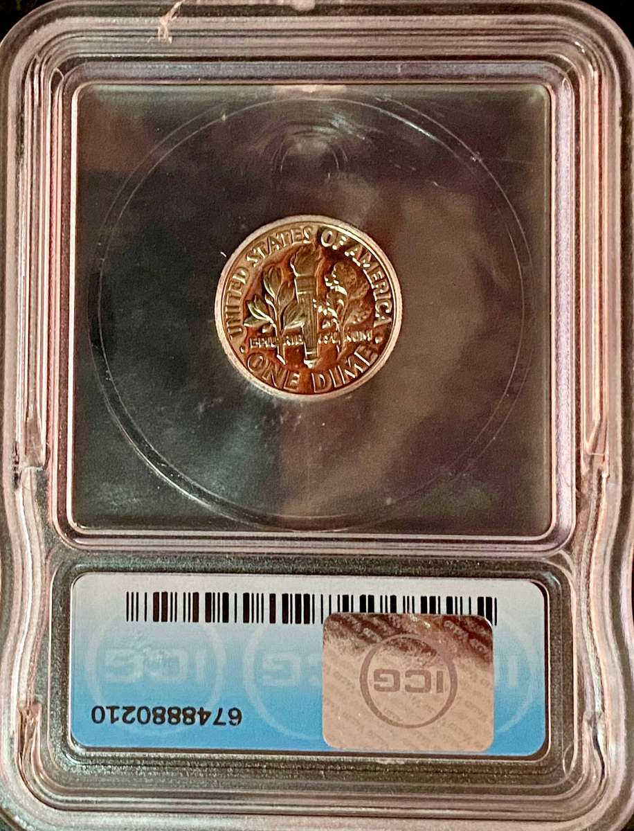 USA Graded 10 cent 1981 San Francisco mint graded PR70 DCAM - ICG