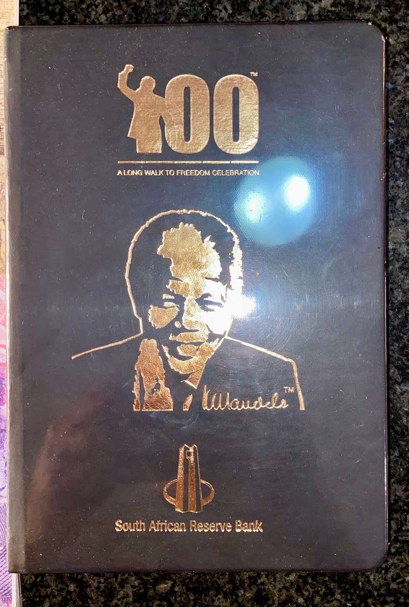 SOUTH AFRICA SET VERY LOW NO - L. KGANYAGO AA0000215 & G. MARCUS (NELSON MANDELA NM0000056 SCARCE)