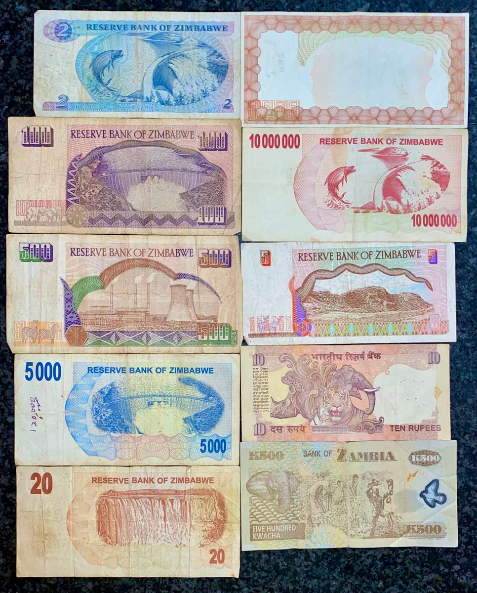 International lot Various Country's (bid per note to take all)