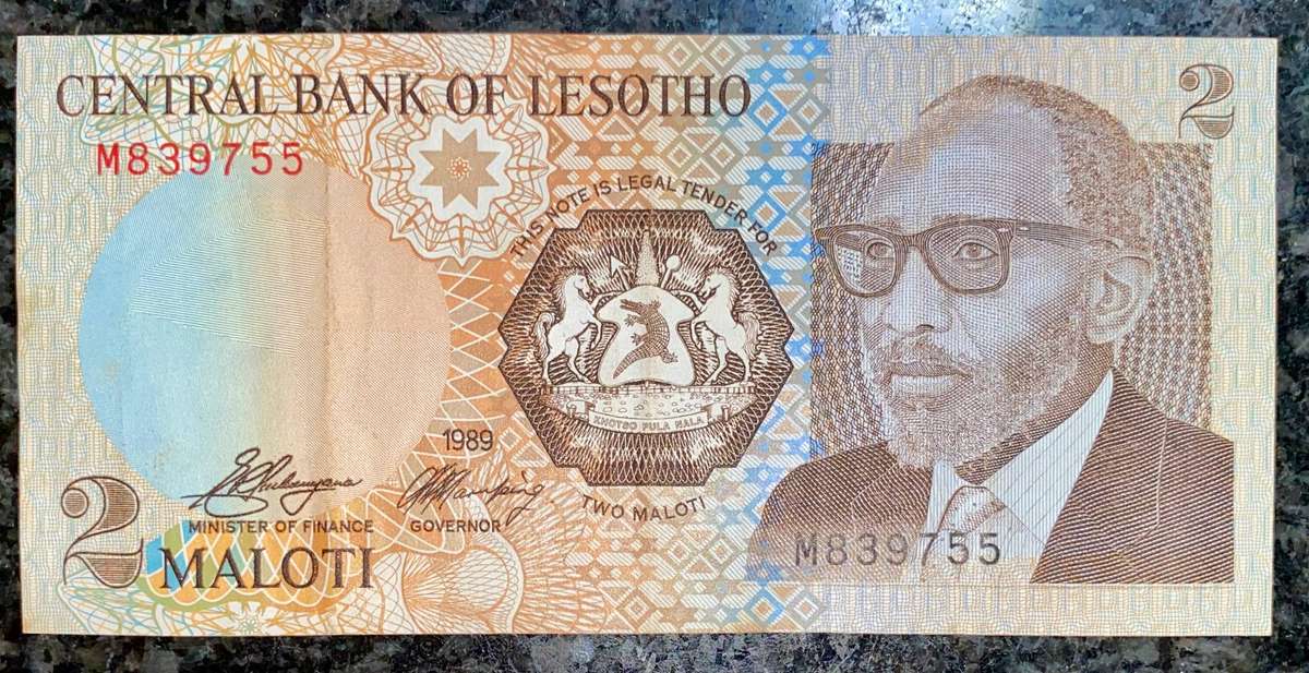 Lesotho 2 maloti 1989