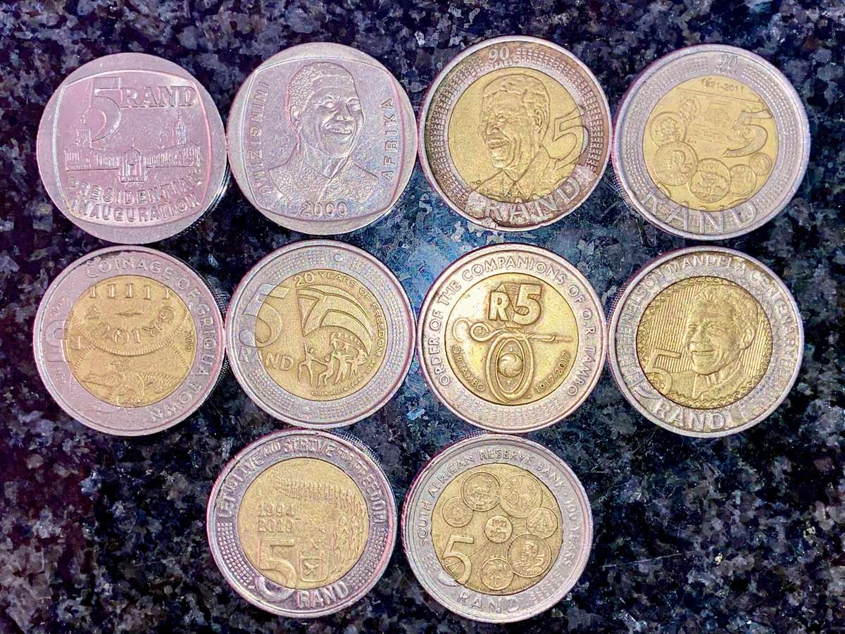 COMPLETE SET OF COMMEMORATIVE R5 COINS 1994 TO 2021 (1 BID TAKES ALL)