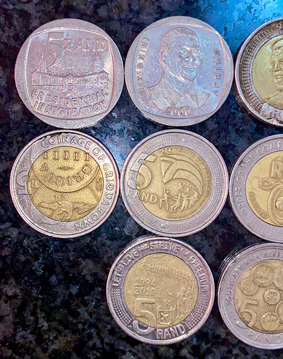 COMPLETE SET OF COMMEMORATIVE R5 COINS 1994 TO 2021 (1 BID TAKES ALL)