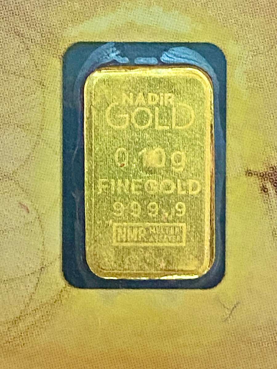 Karatbars Gold Bar Cards - Gold Bar 999.9 Purity 24ct (bid per bar) 0.10g - 5 available