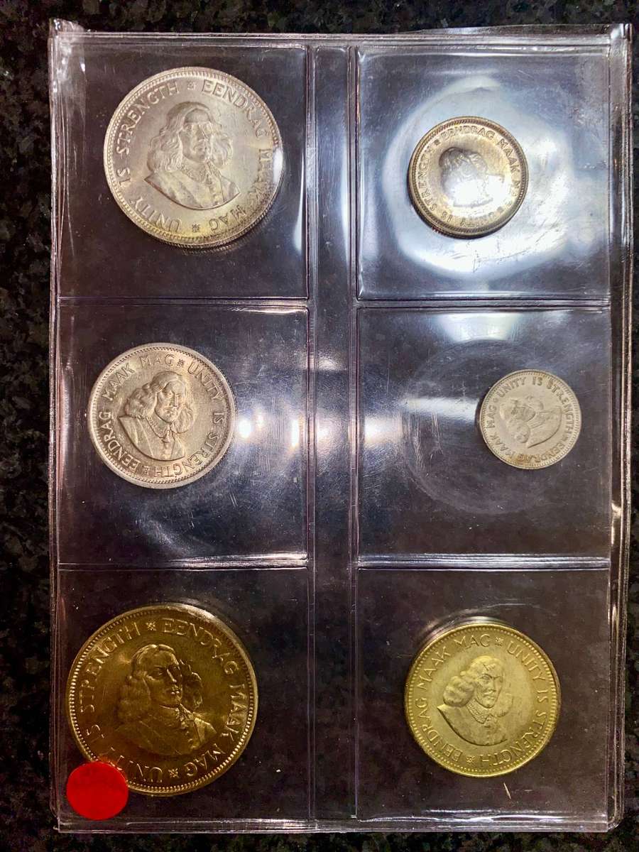 South Africa. Set Silver 20 cent to 1/2 cent mostly 1964 (1 bid takes all)