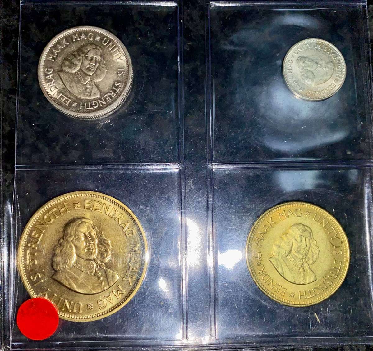 South Africa. Set Silver 20 cent to 1/2 cent mostly 1964 (1 bid takes all)