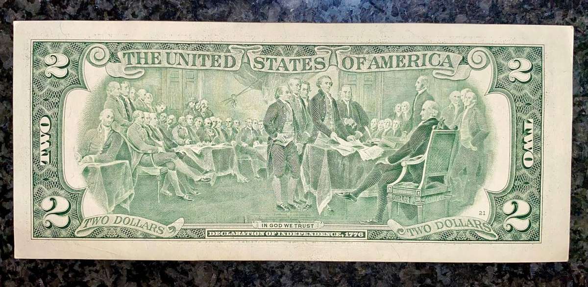 USA 2 dollars 2003 UNC San Francisco Federal Reserve