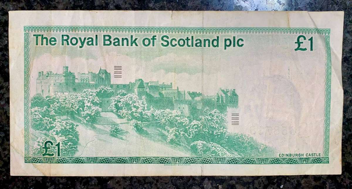 Scotland 1 Pound Sterling Edinburgh 1982 -- C59