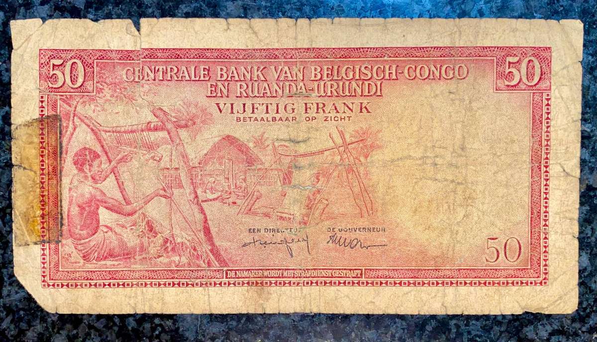 Belgium Congo - Ruanda-Urundi 20 francs 1957-12-01