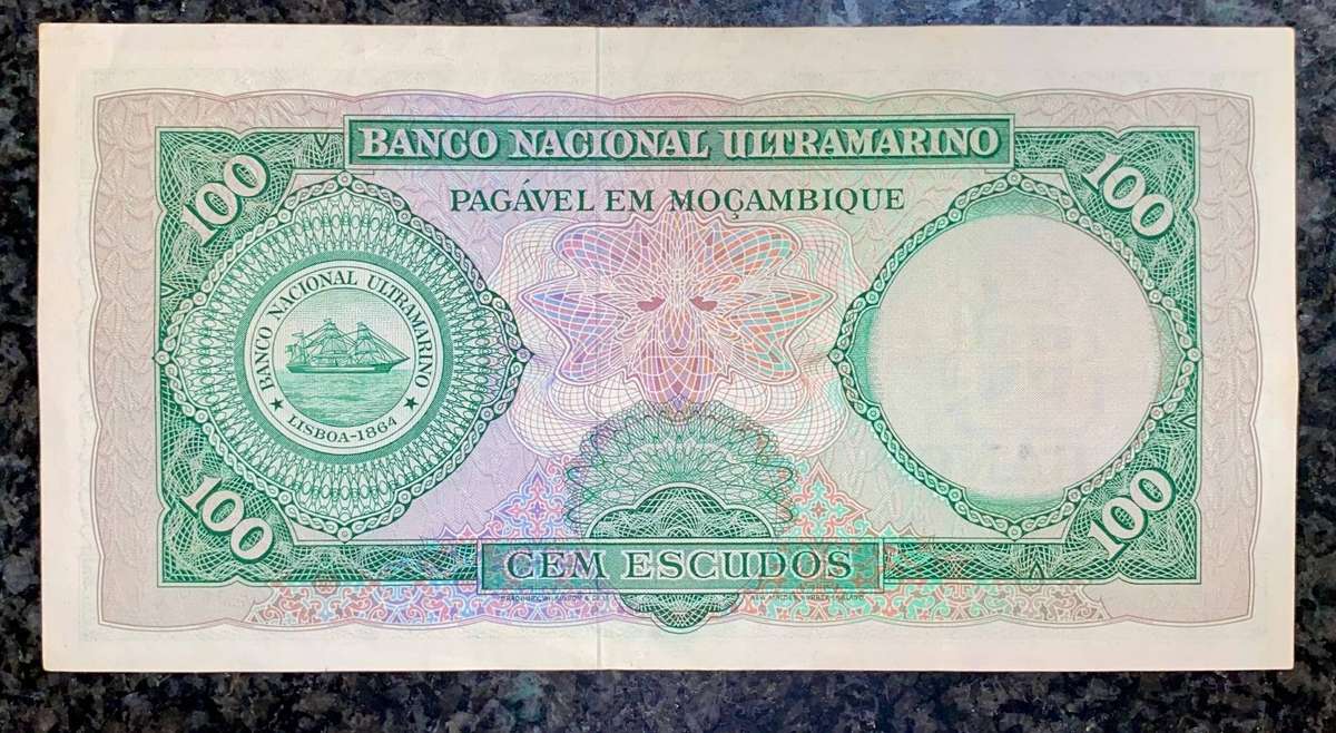 Mozambique. 100 escudos 1961