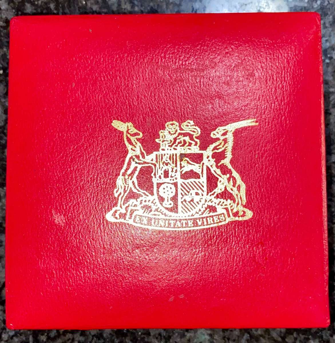 South Africa Proof Silver R1 -- 1989 -- in sa mint box