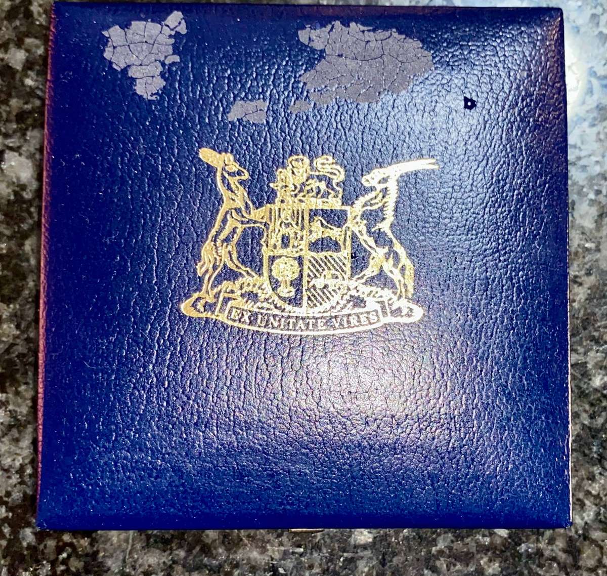 South Africa Proof Silver R1 -- 1987 -- in sa mint box