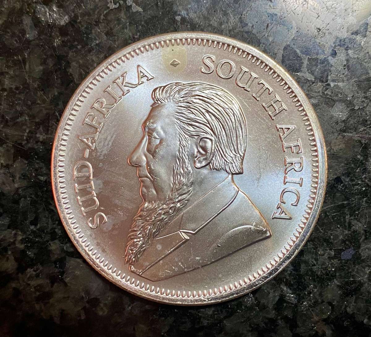 South Africa Silver 1OZ -- Krugerrand 2021 -- UNC