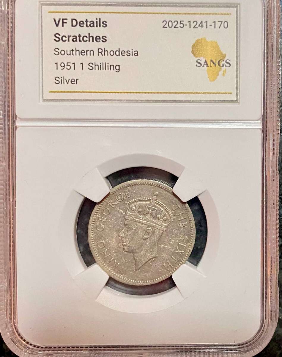 Southern Rhodesia Graded 1 shilling 1947 SANGS