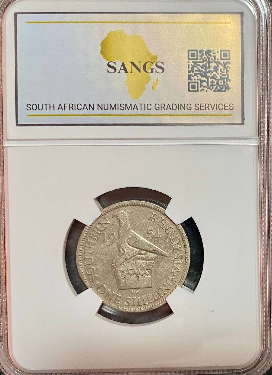 Southern Rhodesia Graded 1 shilling 1951 SANGS