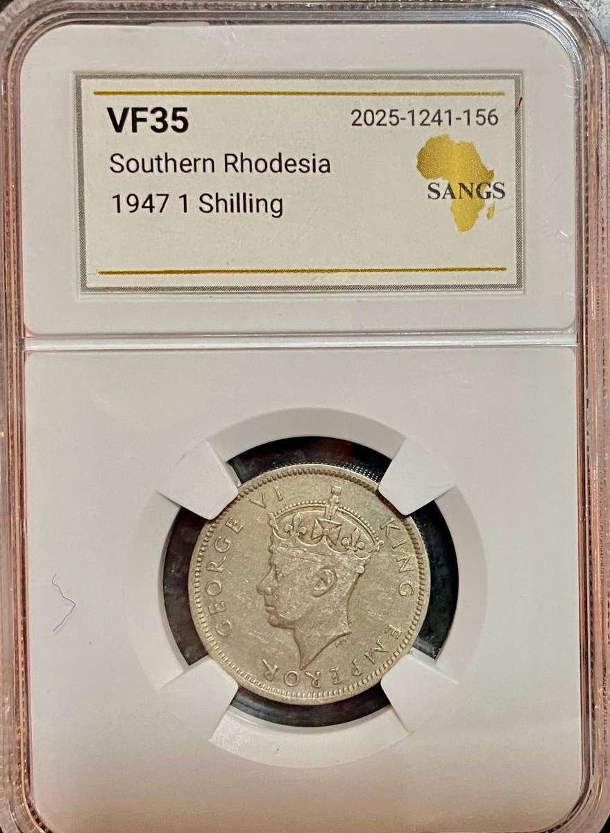 Southern Rhodesia Graded 1 shilling 1947 SANGS