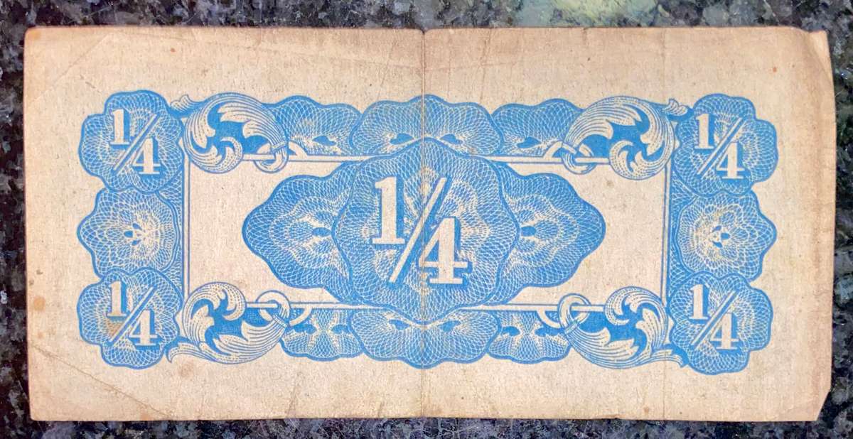 JAPAN/MAYANMER BURMA 1/4 RUPEE 1942 WW2 - JAP OCCUPATION