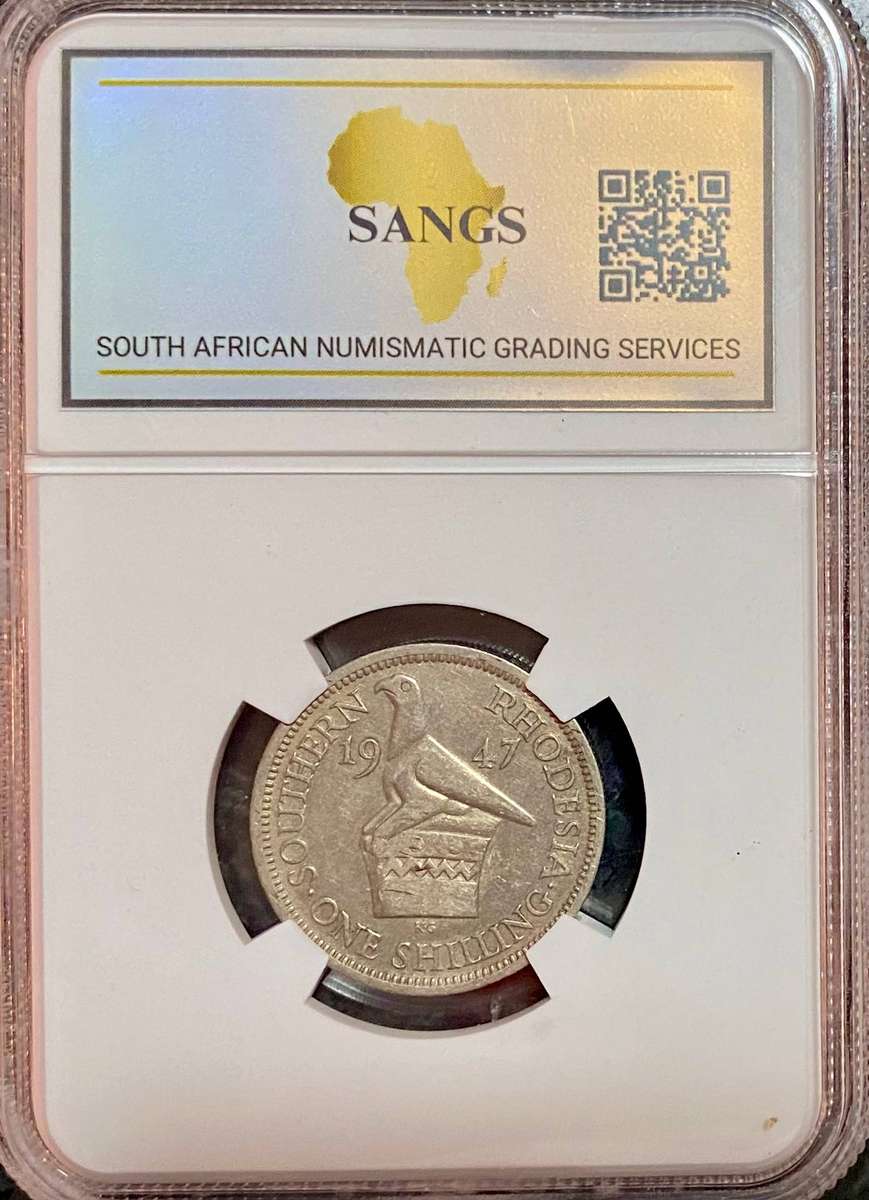 Southern Rhodesia Graded 1 shilling 1947 SANGS