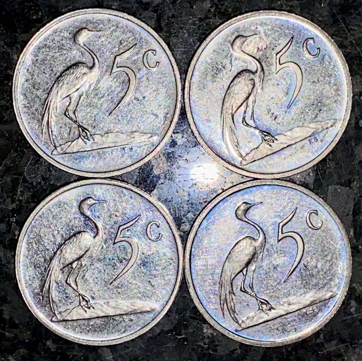 SOUTH AFRICA HARD TO FIND 5 CENT 1989 VERY GOOD CONDITION (BID PER COIN)