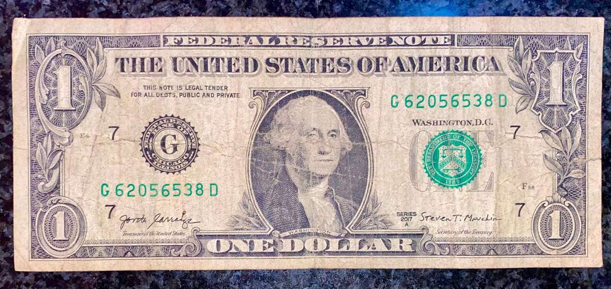 USA 1 dollar 2017 Chicago Federal reserve