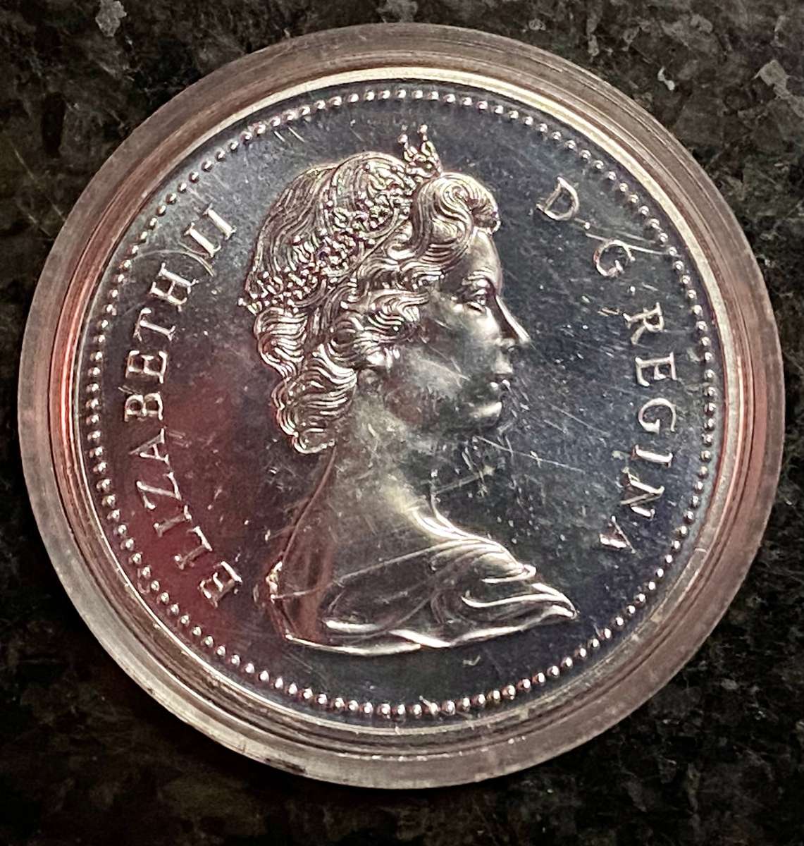 CANADA COMMEMORATE SILVER 1 DOLLAR 1974 WINNIPEG 100TH ANNIVERSARY VERY GOOD CONDITION