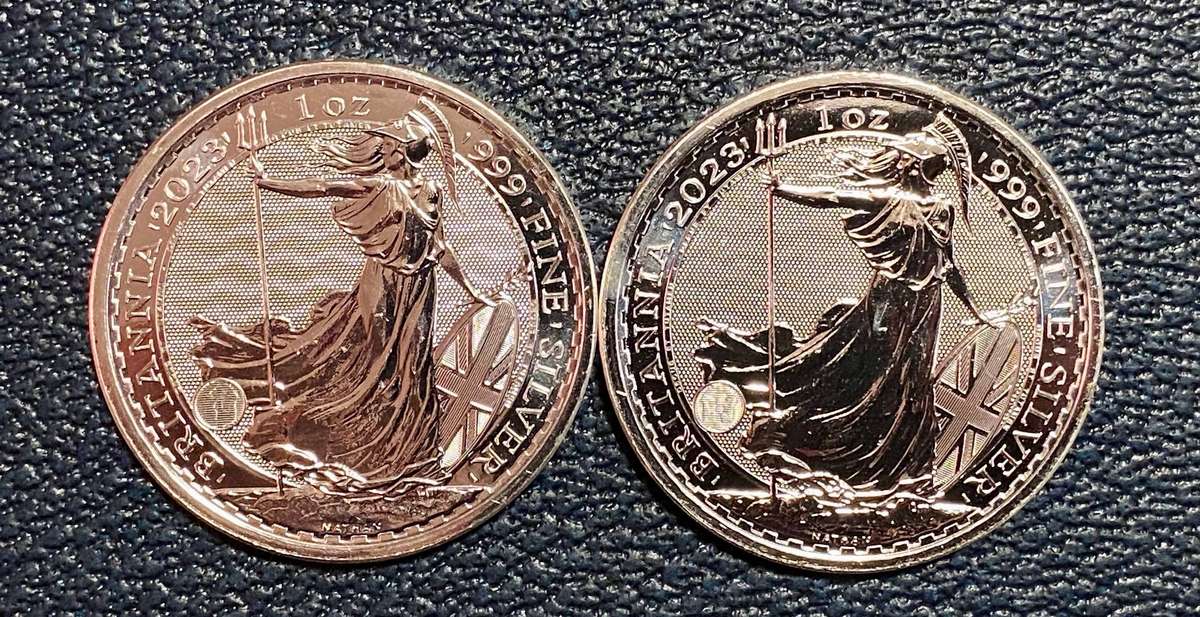 Britannia 1OZ Silver 2 Pound 2023 - NATHAN - Brilliant Uncirculated (BID PER COIN)