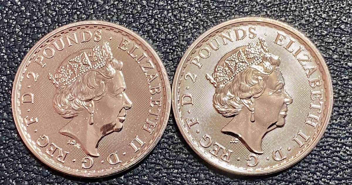 Britannia 1OZ Silver 2 Pound 2023 - NATHAN - Brilliant Uncirculated (BID PER COIN)
