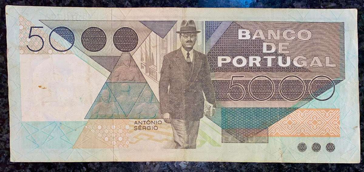 Portugal 5000 escudos 1980