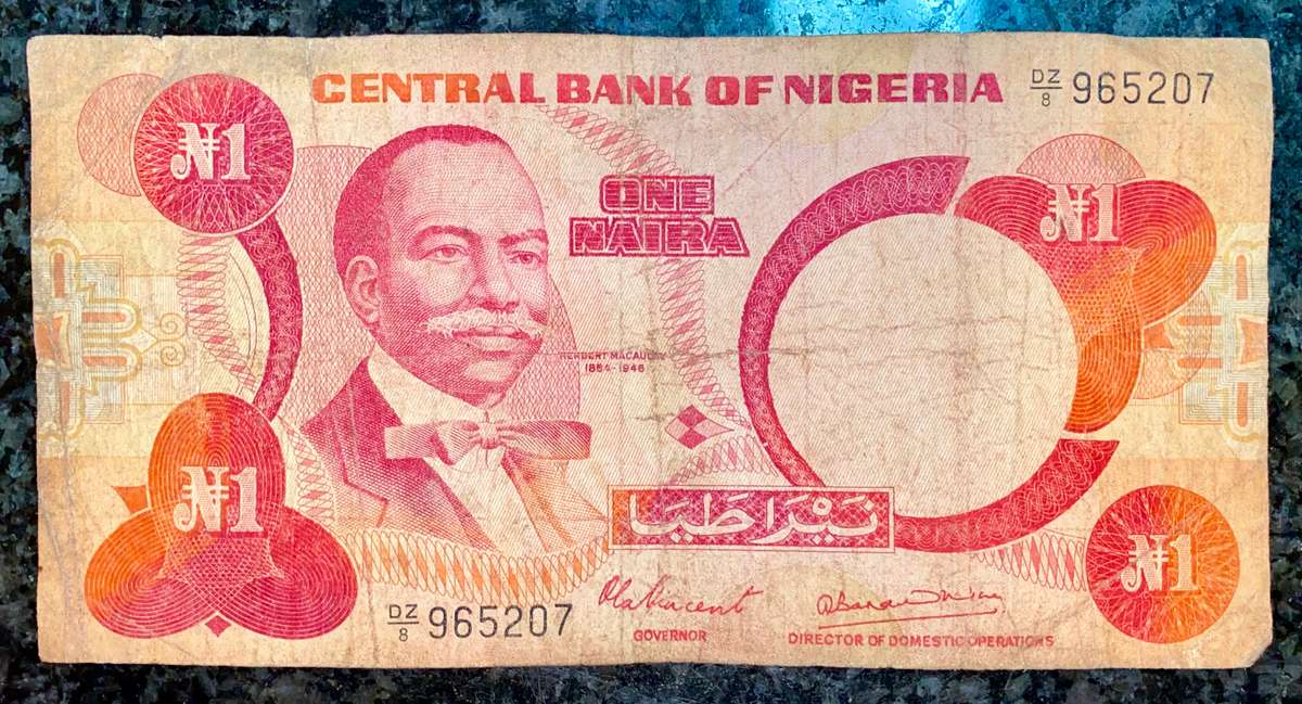 NIGERIA 1 NAIRA ND