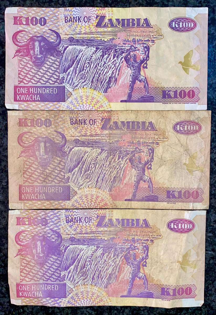 Zambia. 100 kwacha 2001/2010(1 bid takes all)